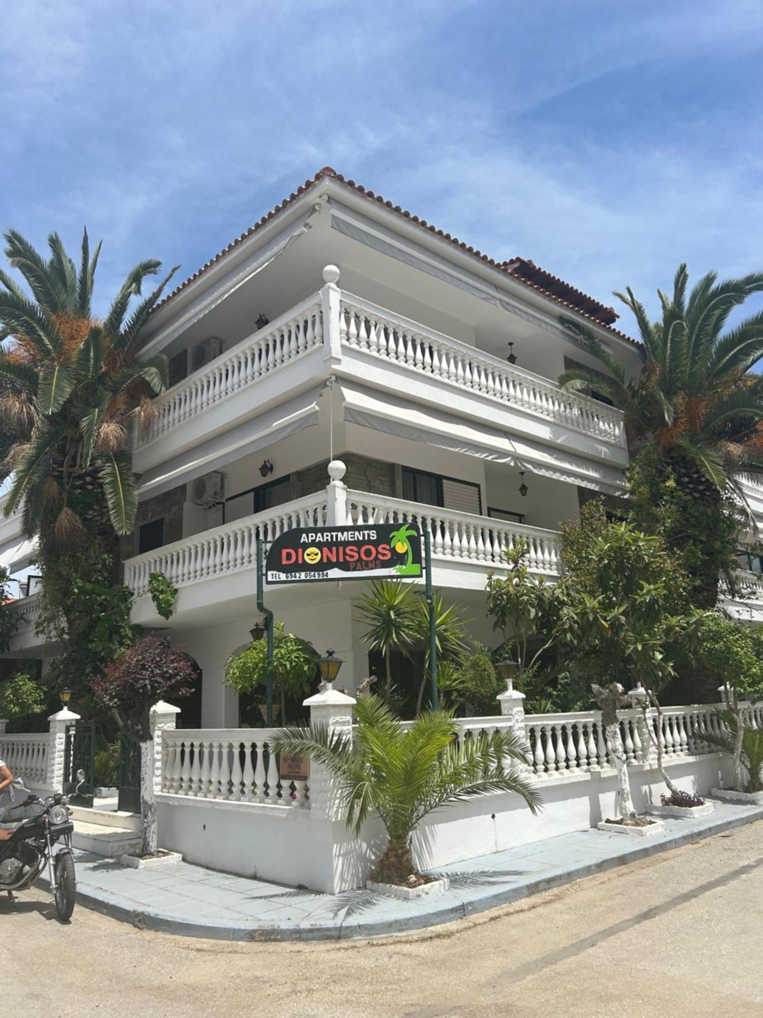 Dionisos Palms Apartments パラリア・ディオニショウ エクステリア 写真